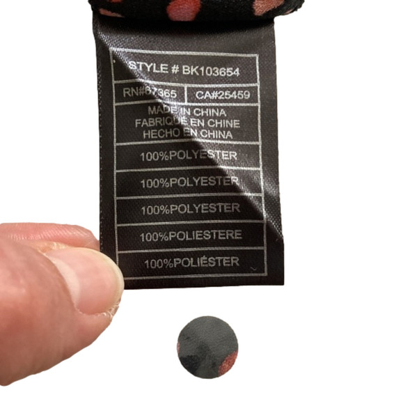 Bb Dakota black printed short romper. Size XS - Picture 13 of 13